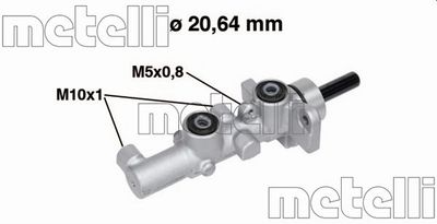 Brake Master Cylinder METELLI 05-0734
