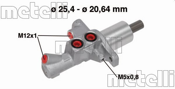 METELLI 05-0748 Brake Master Cylinder