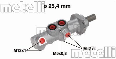 Brake Master Cylinder METELLI 05-0756