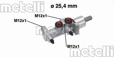 Brake Master Cylinder METELLI 05-0766
