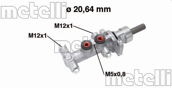 METELLI 05-0768 Brake Master Cylinder