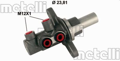 Brake Master Cylinder METELLI 05-0842