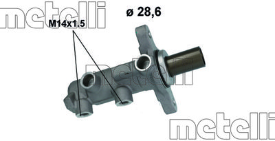 Brake Master Cylinder METELLI 05-0848