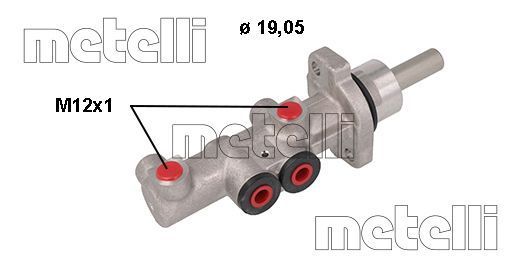 METELLI 05-1117 Brake Master Cylinder