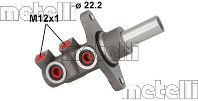 Brake Master Cylinder METELLI 05-1158
