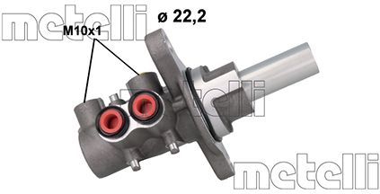 METELLI 05-1166 Brake Master Cylinder