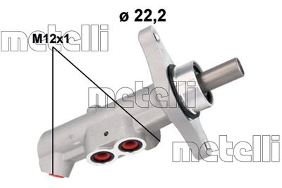 Brake Master Cylinder METELLI 05-1177