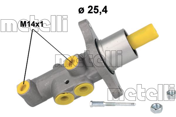 METELLI 05-1185 Brake Master Cylinder