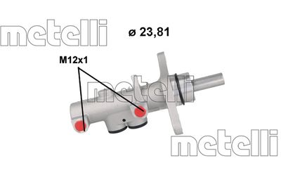 Brake Master Cylinder METELLI 05-1200