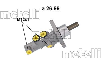 Brake Master Cylinder METELLI 05-1218