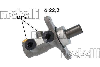 Brake Master Cylinder METELLI 05-1235