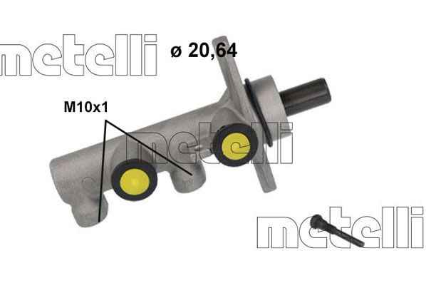 METELLI 05-1239 Brake Master Cylinder