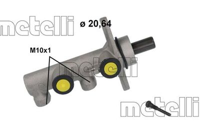 Brake Master Cylinder METELLI 05-1239