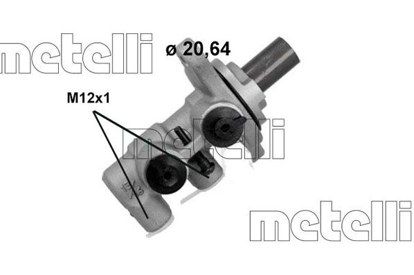 METELLI 05-1241 Brake Master Cylinder