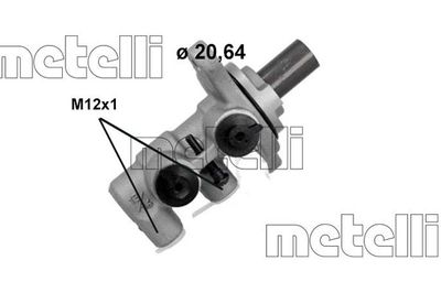 Brake Master Cylinder METELLI 05-1241
