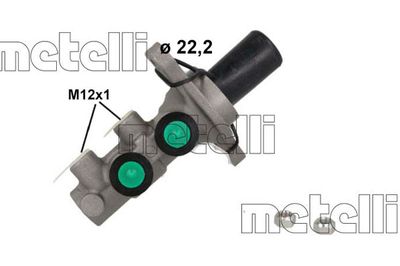 Brake Master Cylinder METELLI 05-1249