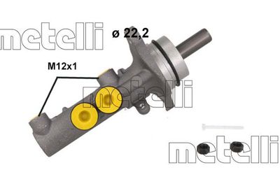 Brake Master Cylinder METELLI 05-1253