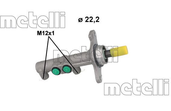 METELLI 05-1267 Brake Master Cylinder