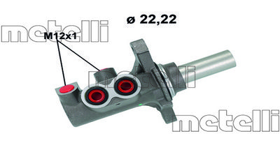 Brake Master Cylinder METELLI 05-1268