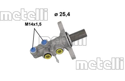 Brake Master Cylinder METELLI 05-1274