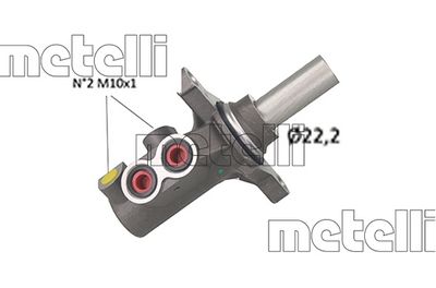 Brake Master Cylinder METELLI 05-1276