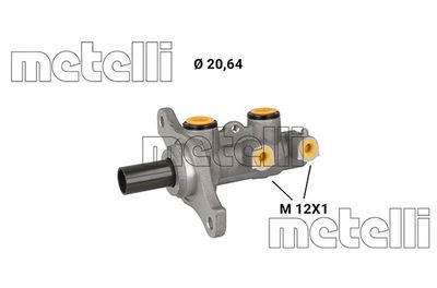 Brake Master Cylinder METELLI 05-1291