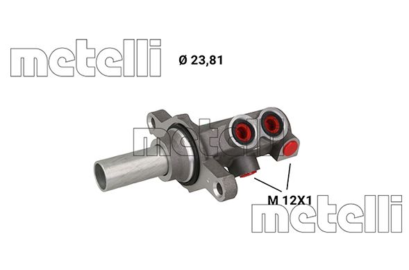 METELLI 05-1295 Brake Master Cylinder