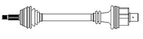 Drive Shaft METELLI 17-1418