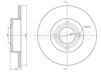 Brake Disc METELLI 23-0062