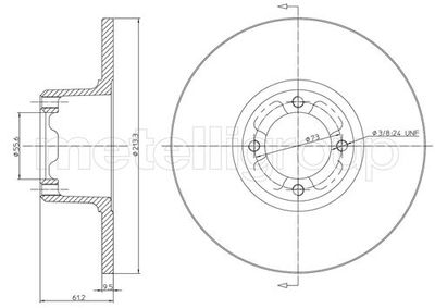 Brake Disc METELLI 23-0220