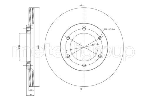METELLI 23-0247 Brake Disc