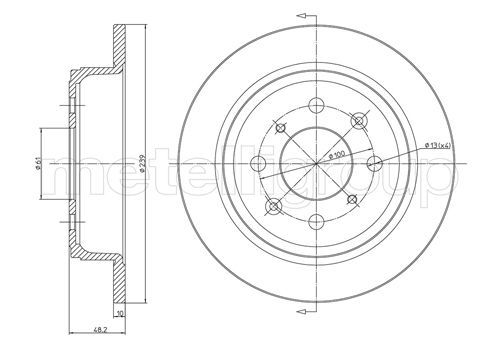 METELLI 23-0267 Brake Disc