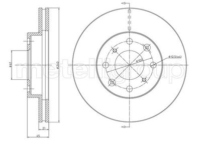 Brake Disc METELLI 23-0343