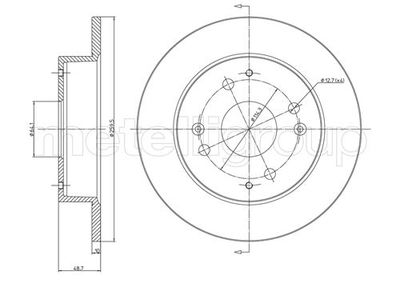 Brake Disc METELLI 23-0361
