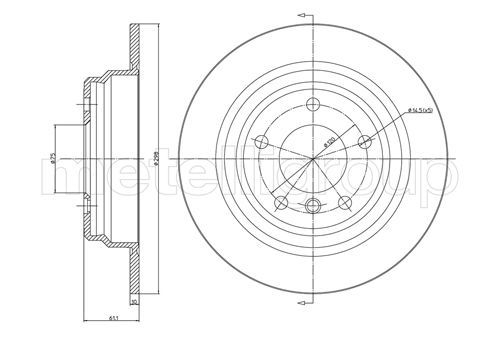 METELLI 23-0397C Brake Disc