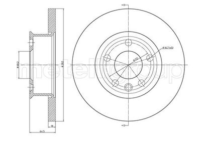 Brake Disc METELLI 23-0427