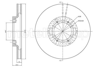 Brake Disc METELLI 23-0463