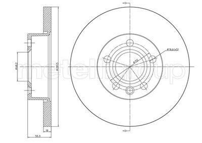 Brake Disc METELLI 23-0484