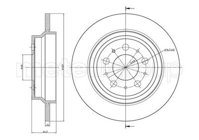 Brake Disc METELLI 23-0562C