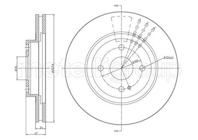 Brake Disc METELLI 23-0619