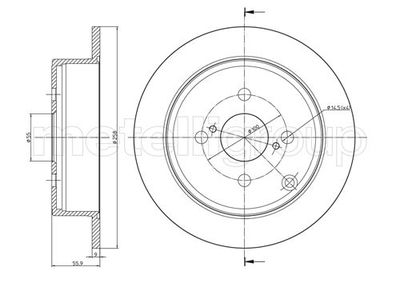 Brake Disc METELLI 23-0634C