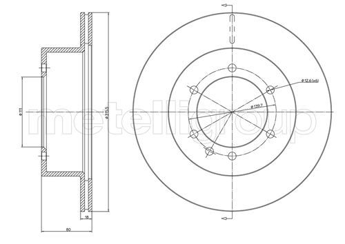 METELLI 23-0679 Brake Disc