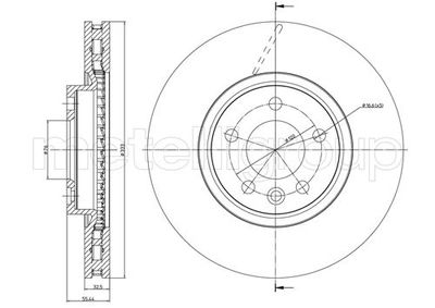 Brake Disc METELLI 23-0727C