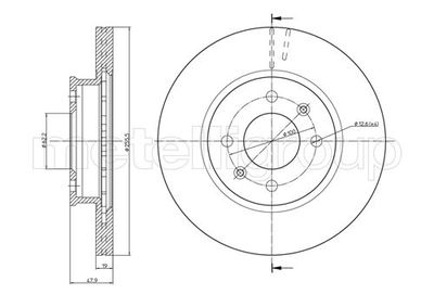 Brake Disc METELLI 23-0788