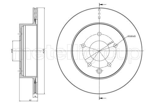 METELLI 23-0797C Brake Disc