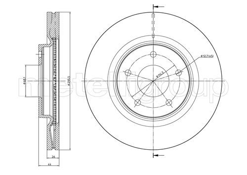 METELLI 23-0902C Brake Disc