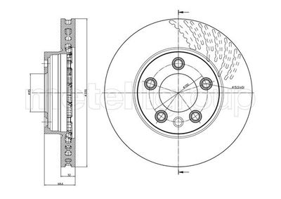 Brake Disc METELLI 23-0920C