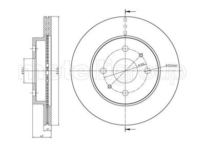 Brake Disc METELLI 23-0923C