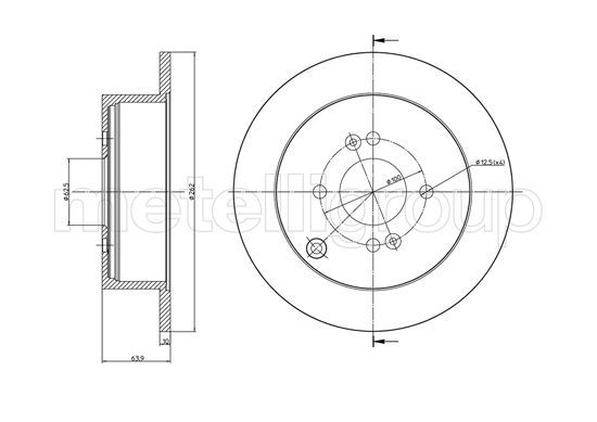 METELLI 23-0931C Brake Disc