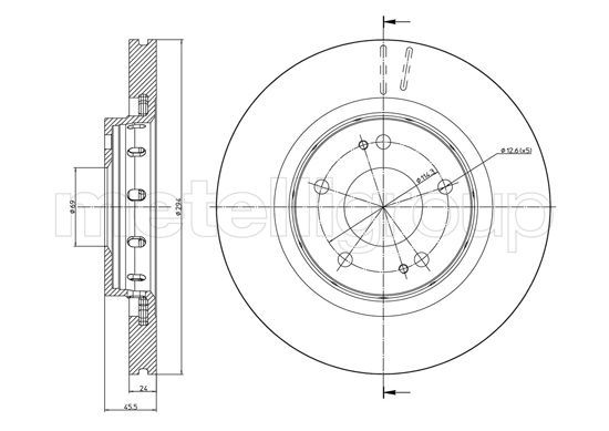 METELLI 23-0939C Brake Disc